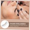 VALICLUD 5 Pairs of 18 mm False Eyelashes, Natural Black, Reusable view 4