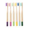 Children’s Bamboo Toothbrushes, 6 Pack, Ergonomic Handles view 1
