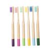 Children’s Bamboo Toothbrushes, 6 Pack, Ergonomic Handles view 3