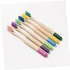 Children’s Bamboo Toothbrushes, 6 Pack, Ergonomic Handles view 4