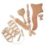 FOYTOKI Wooden Massage Tools for Pain Relief and Circulation, 6-Piece Set for Long Sitting at the Office view 1