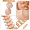 FOYTOKI Wooden Massage Tools for Pain Relief and Circulation, 6-Piece Set for Long Sitting at the Office view 3