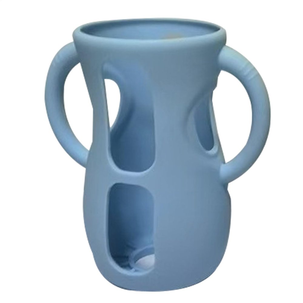 Silicone Sleeve for Glass Baby Bottles, Flexible Non-Slip Protection
