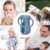 Silicone Sleeve for Glass Baby Bottles, Flexible Non-Slip Protection view 4