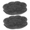 BESTYASH Silicone Scrub Mat, 2-Piece Set, with Suction Cups for Non-Slip Foot Care in the Bathtub and Shower view 1