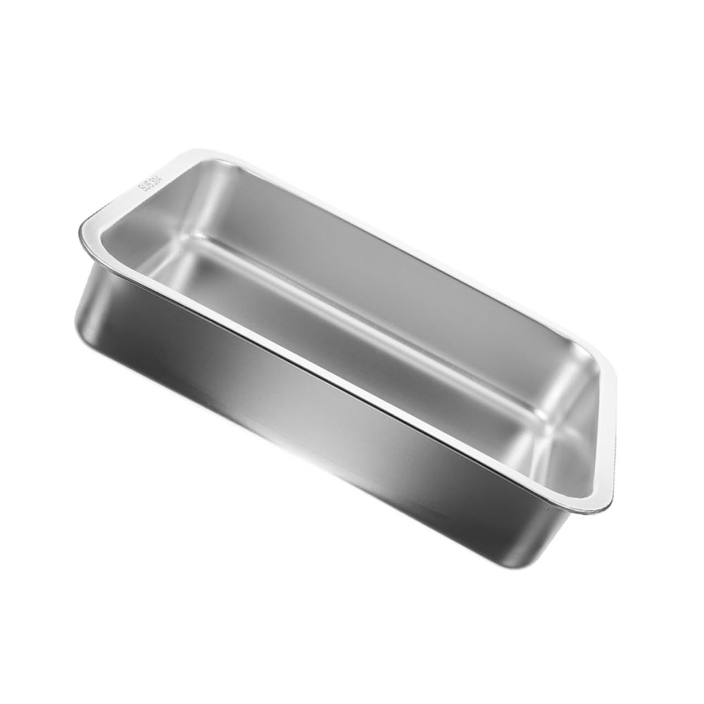 HOMOBABE Stainless Steel Litter Box for Small Cats and Kittens