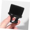 Beard Brush with Ring Design, 2-Piece Set, Black, Nylon and ABS view 2
