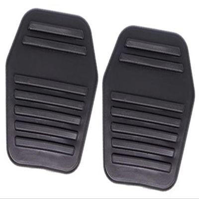 QASULER Rubber Brake and Clutch Pedal Cover for Ford Fusion JU 2001-2012