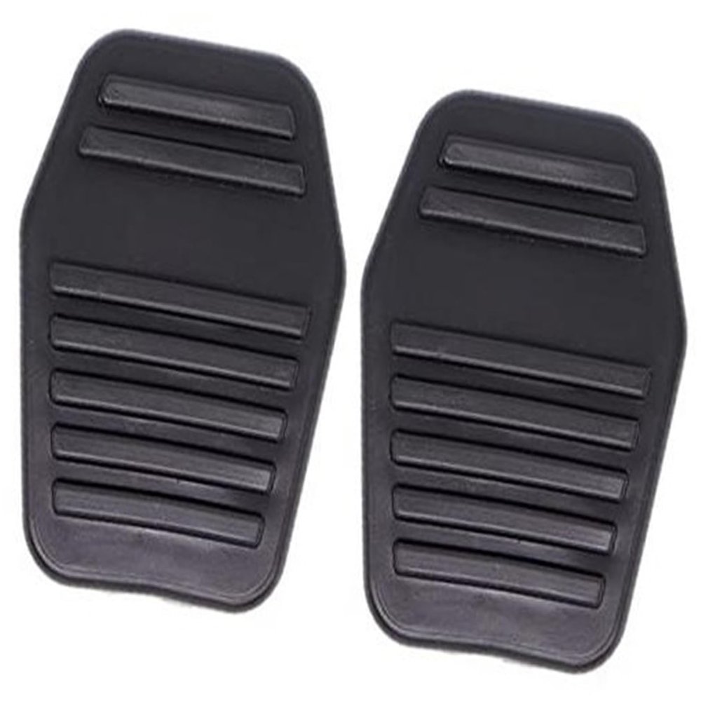QASULER Rubber Brake and Clutch Pedal Cover for Ford Fusion JU 2001-2012