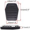 QASULER Rubber Brake and Clutch Pedal Cover for Ford Fusion JU 2001-2012 view 3