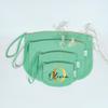 Personalized Makeup Bag for Girls with Name & Initial, Mint, S (14 x 11 cm) view 3