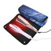 Aesthetic Mermaid Blue Hair Tools Travel Bag with Heat-Resistant Mat view 2