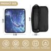 Aesthetic Mermaid Blue Hair Tools Travel Bag with Heat-Resistant Mat view 4