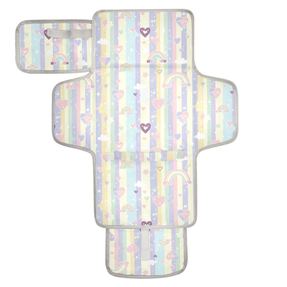 Reusable Waterproof Baby Changing Pad with Tissue Pocket