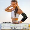 GlasFlength Elbow Brace, 1 Count, Tennis Elbow Support for Men and Women, Left/Right, Compression, Black, L view 2
