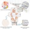 Reusable Toddler Changing Pad with Pocket Pouch, Lightweight Folding Changing Station, Pixel, Wind, Rainbow Mushroom view 3