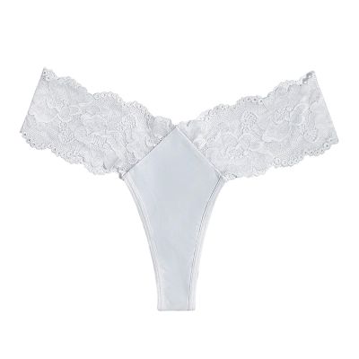 Generic Wander Men's Bikini Briefs, Soft Hipster Stretch Lace Sexy Underwear (White, M)