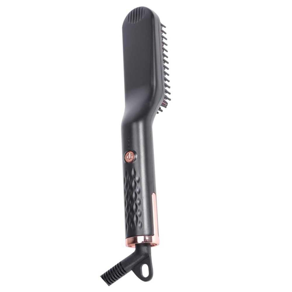 Gold Beard Comb with Bristles for Beard and Mustache