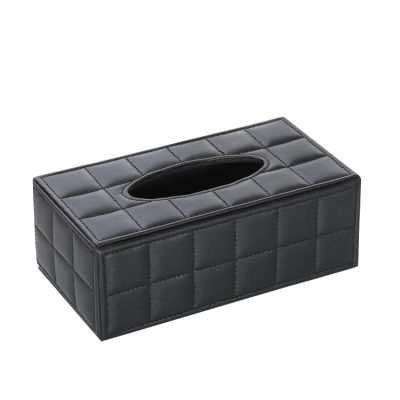 Elegant PU Leather Tissue Box Cover