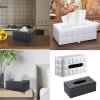Elegant PU Leather Tissue Box Cover view 2