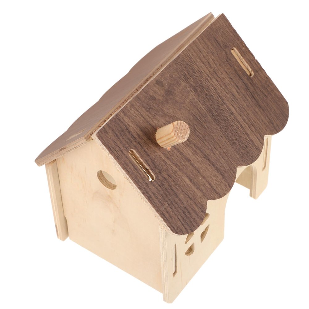 HANABASS Wooden Hamster House DIY