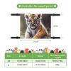 KKLWEGU Cute Tiger Cat Hammock, Breathable Hanging Pet Cage Bed, Adjustable Soft Hammock for Cats, Small Dogs and Rabbits view 3