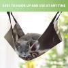 KKLWEGU Cute Tiger Cat Hammock, Breathable Hanging Pet Cage Bed, Adjustable Soft Hammock for Cats, Small Dogs and Rabbits view 4