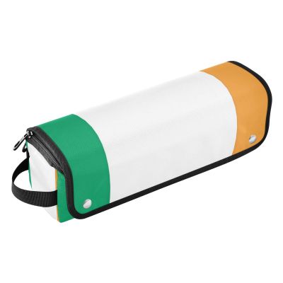 WDdZzyy Combo Ireland Flag 2-in-1 Hair Tool Organizer with Heat-Resistant Mat