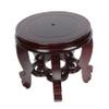 ibasenice Wooden Carved Base for Fish Tanks, Decorative Display Stand for Desks and Windowsills view 1