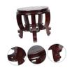 ibasenice Wooden Carved Base for Fish Tanks, Decorative Display Stand for Desks and Windowsills view 4