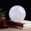 NIBHZ White Crystal Ball, Power Stone Ornament with Base, 160 mm view 3