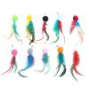 10 Pack Replacement Feathers for Interactive Cat Toys view 1
