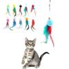 10 Pack Replacement Feathers for Interactive Cat Toys view 2