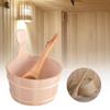 Cedar Wood Sauna Bucket and Ladle Set, 4 L view 4