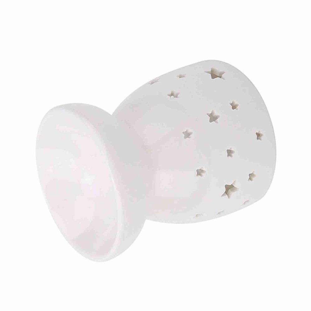 Star-Shaped Ceramic Aromatherapy Oil Burner and Night Light