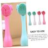 4-Piece Manual Silicone Facial Cleansing Brush Set view 4