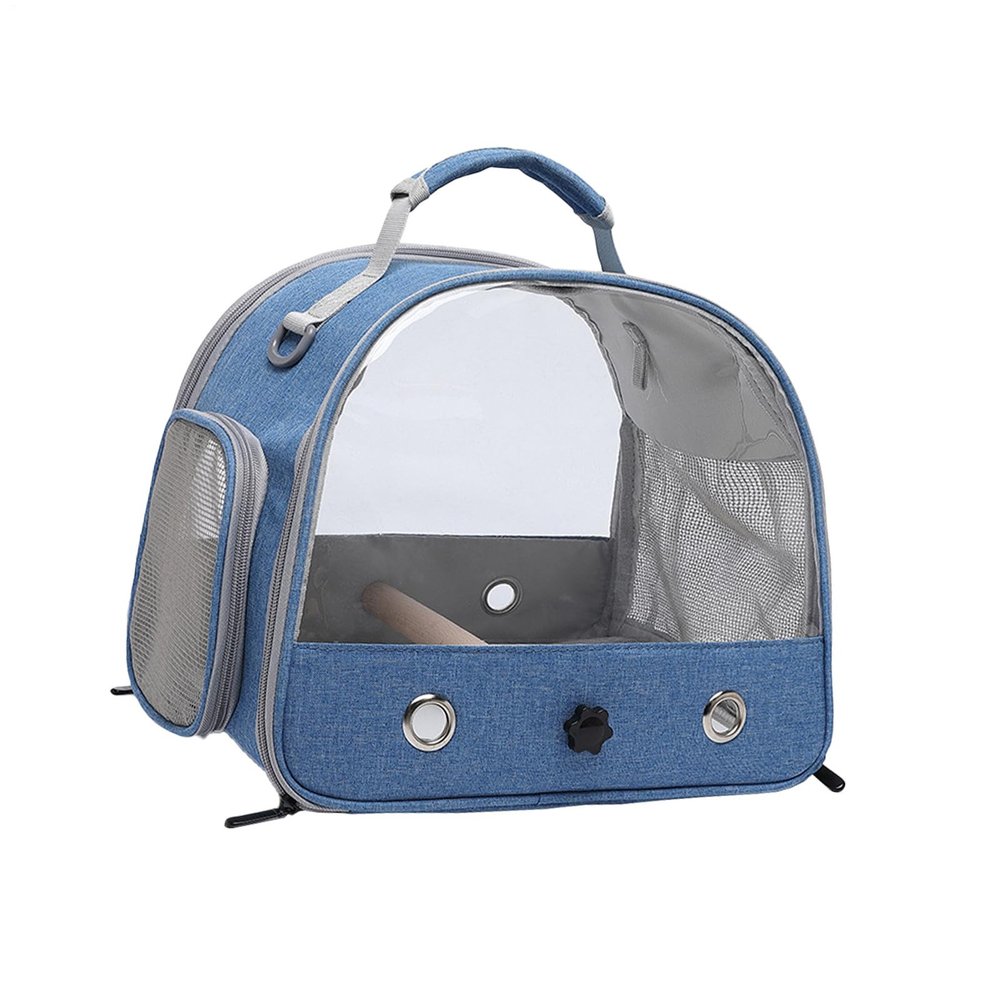 Portable Transparent, Breathable Bird Carrier Bag