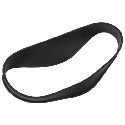 Adjustable Black Silicone Haircutting Band for Men and Barbers