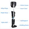 DLAZUM Knee-Ankle-Foot Orthosis, Hip Abduction Brace, Adjustable Knee Orthosis, Left-L view 3