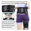 DLAZUM Hip-Knee-Ankle-Foot Orthosis, Soft and Breathable, Black-L view 2