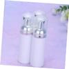 6-Pack 50 ml Silver PET Pump Bottles, Refillable for Bathroom and Bedroom view 3