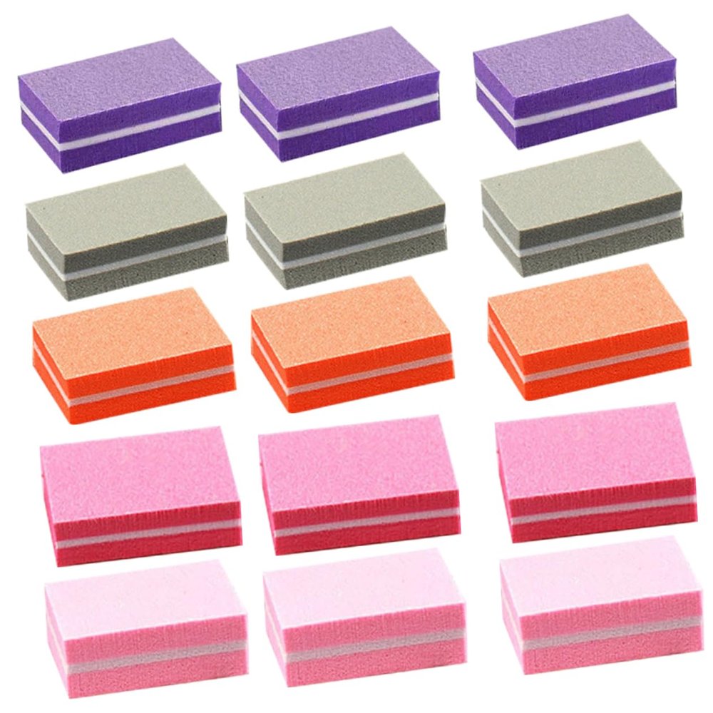 50-Piece Sponge Nail Buffer Blocks for Artificial Nails