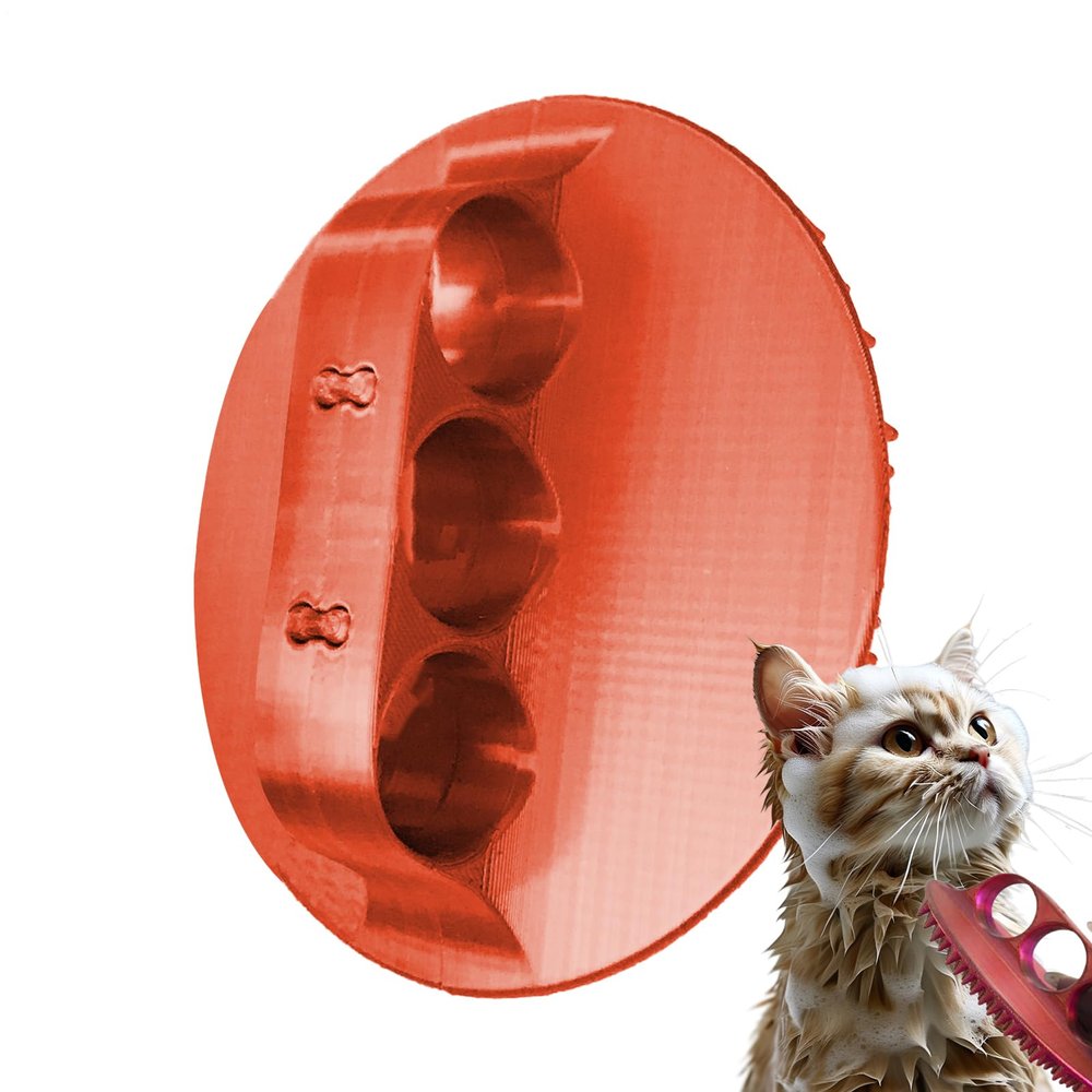 Dog Shower Brush with Shampoo Comb