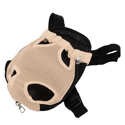 Dog Carrier Backpack for Small and Medium Dogs, Pet Chest Carrier, Front Carrier for Hiking and Camping (L)