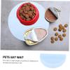 VERDANVERSE Cat Bowl Mat Silicone Non-Slip Blue view 3