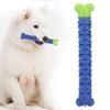 Dog Toothbrush Stick Silicone Cleaning Toy Blue Green 25 cm view 2