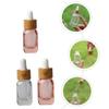 ARTSEWPLY 3-Piece Glass Dropper Bottles for Essential Oils, Refillable Travel Bottles with Pipettes view 3