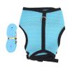 Breathable Mesh Rabbit Harness and Leash Set - Light Blue view 1