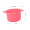 Minkissy 2-Piece Beauty Film Mixing Bowl, Hard Wax Warmer, Flamingo Wax Strips, Wax Pot for Hair Removal, Wax Melting Container, Tress Wellness Hard Wax Pot, Wax Bowl, Silica Gel view 2