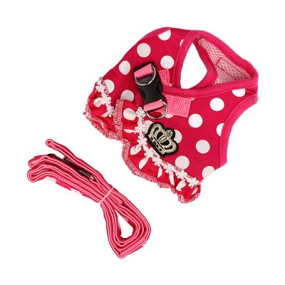 Dog Harness, Leash and Vest for Small to Medium Dogs, Including Puppies, with Breathable Design